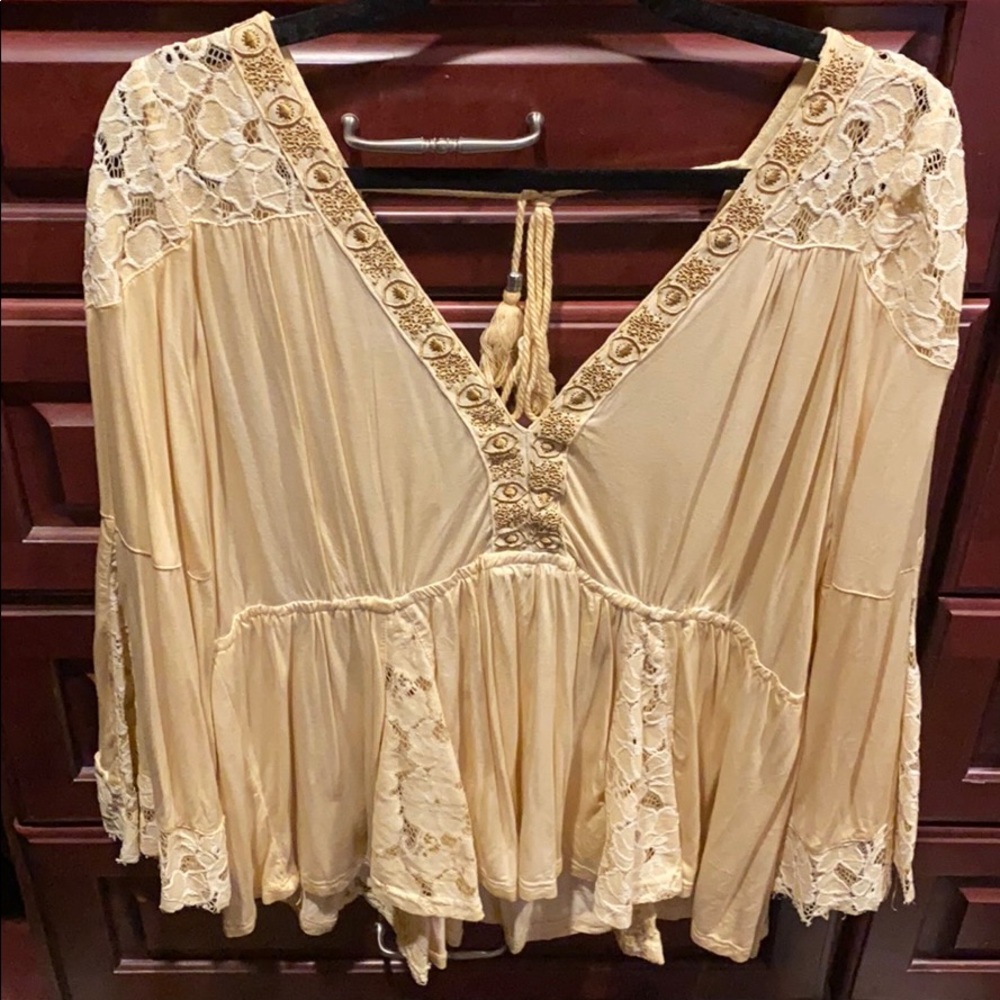 Lace boho top
